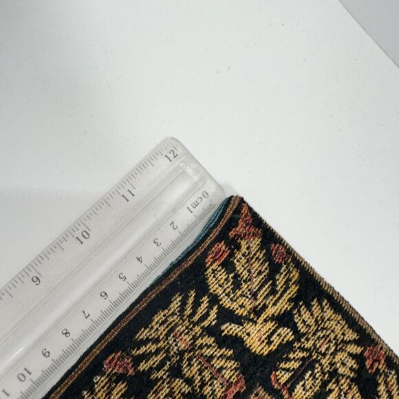 Floral Tapestry Placemats Black Park B Smith Lot of 6 Cotton Blend India - Picture 4 of 7